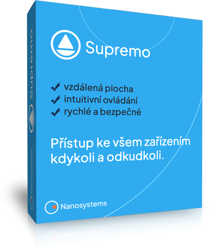 Krabice Supremo – vzdálená plocha